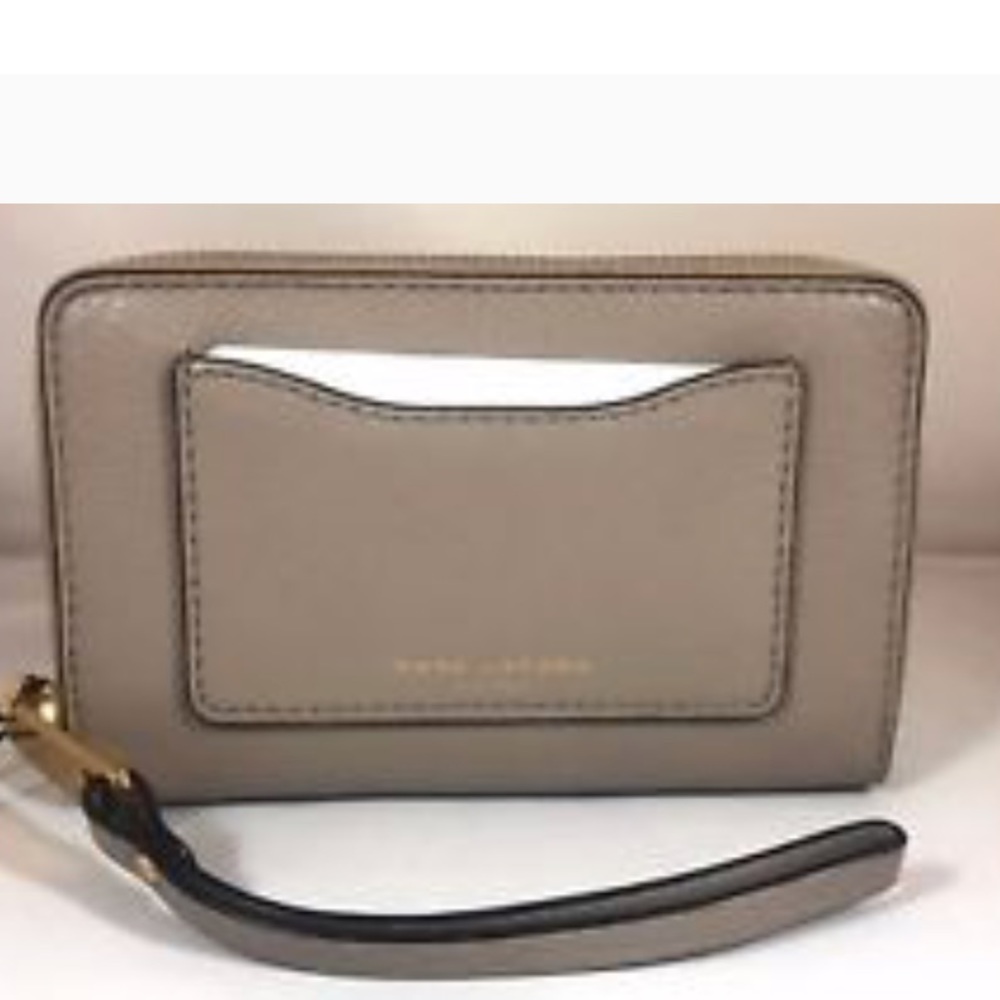 MARC JACOBS Recruit Zip Phone Wristlet mink & gold - Picture 4 of 6